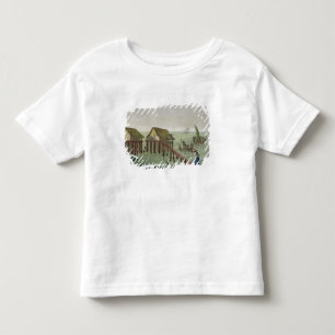 Habitations of the Papu Tribe, Rawak, plate 22 fro Toddler T-Shirt