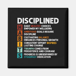 Habits Definition Motivational Quote Affirmations Magnet