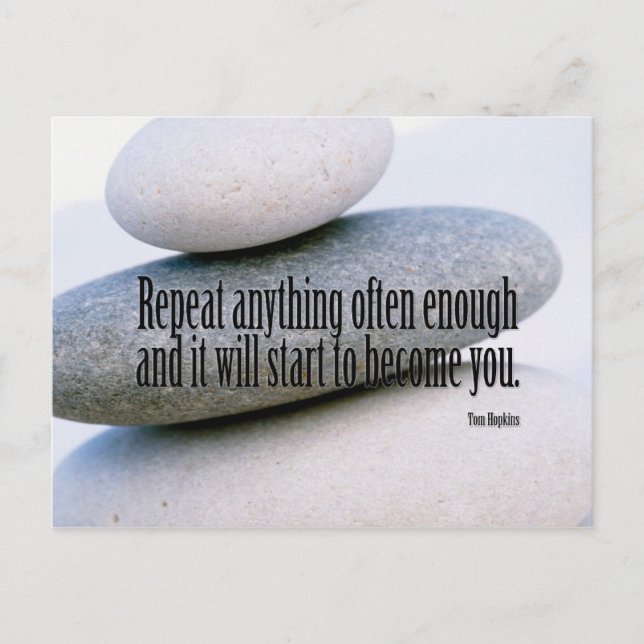 Habits Motivational Postcard (Front)