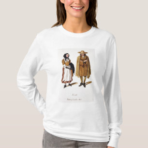 Habits of Quakers, 1675 (coloured engraving) T-Shirt