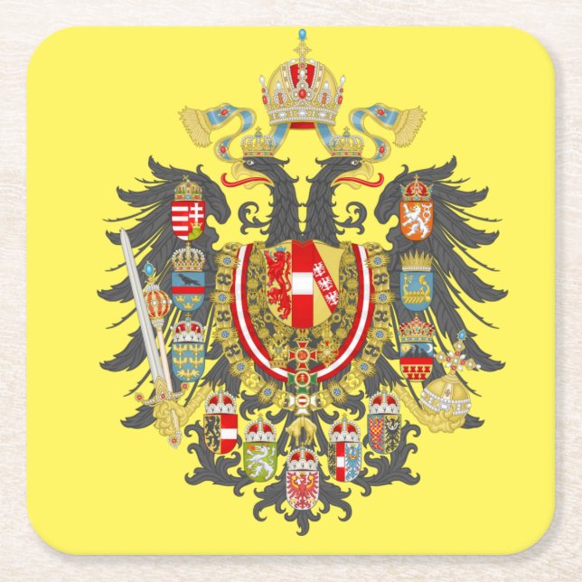 Habsburg Coat of Arms Coaster (Front)