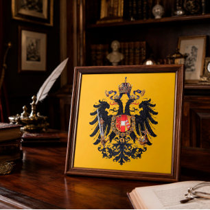 Habsburg Double-Headed Eagle Heritage Tile