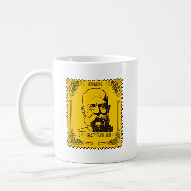 Habsburg Kaiser Franz Joseph Austria Vintage Coffee Mug (Left)