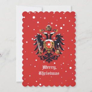 Habsburg "Merry Christmas" Flat Holiday Card