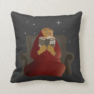 Hacan reads Art of the Deal Cushion