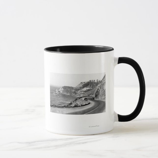 Hacenta Head Lighthouse and Oregon Coast Highway Mug (Right)