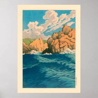 Hachinohe Same by Kawase Hasui Poster