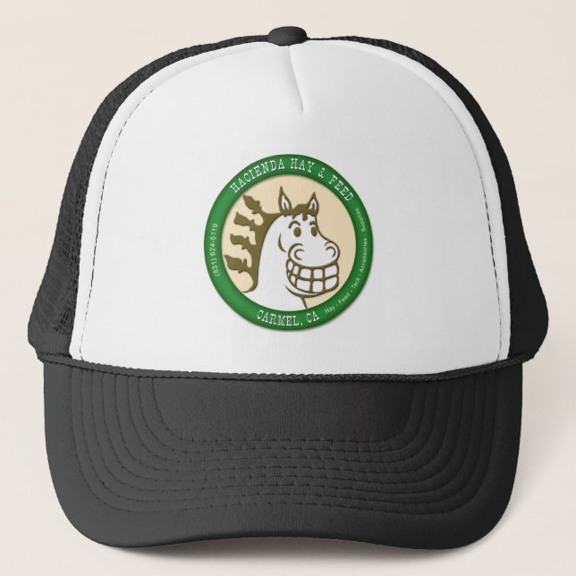 Hacienda Hay & Feed Logo Trucker Hat (Front)