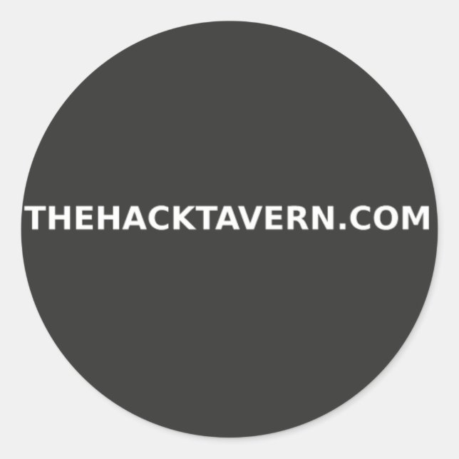 Hack Tavern Dot Com Sticker (Front)