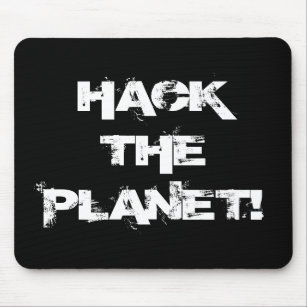 Hack the Planet mouse pad