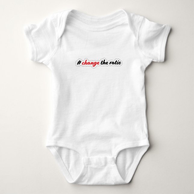 Hackbright Baby #changetheratio Bodysuit (Front)