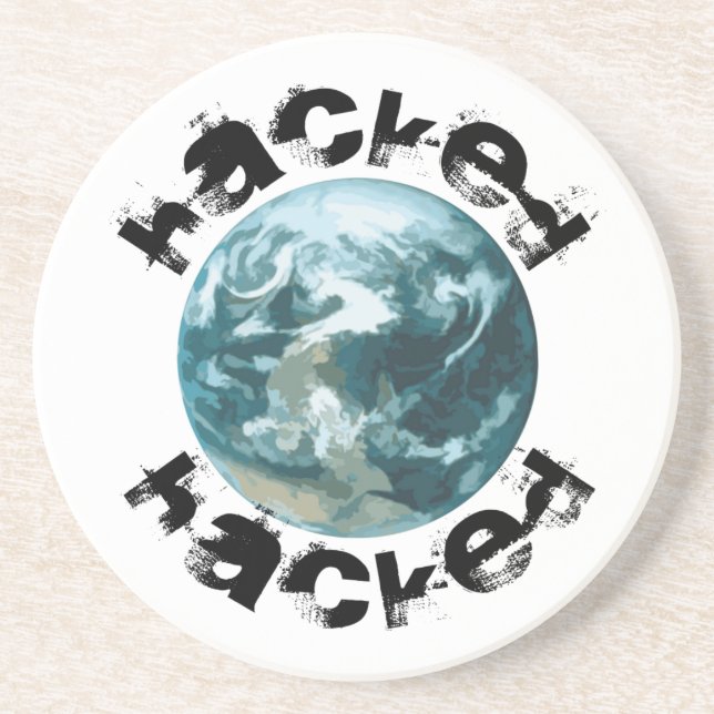Hacked Planet Earth Coaster (Front)