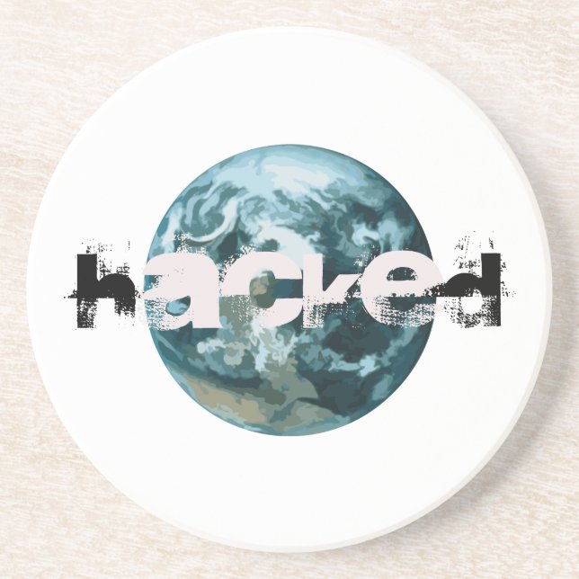 Hacked Planet Earth Coaster (Front)