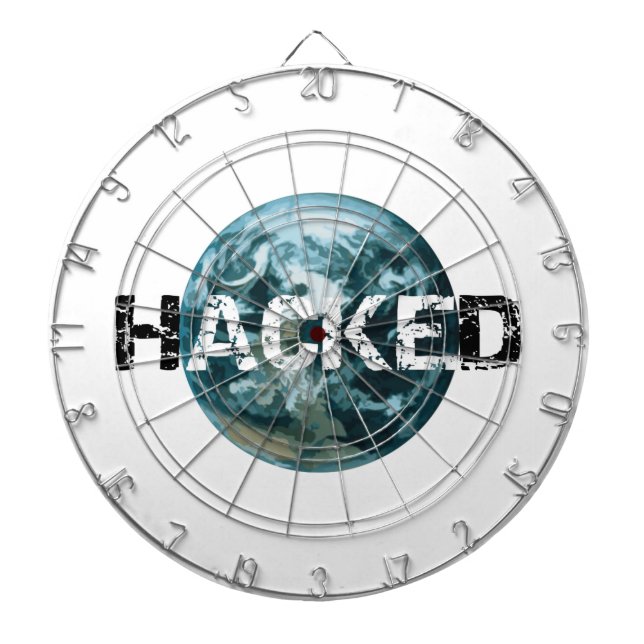 Hacked Planet Earth Dartboard (Front)