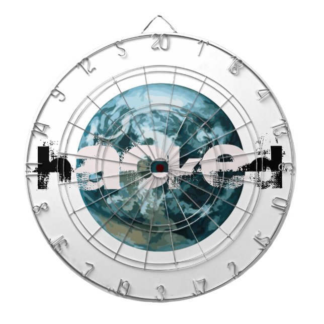 Hacked Planet Earth Dartboard (Front)