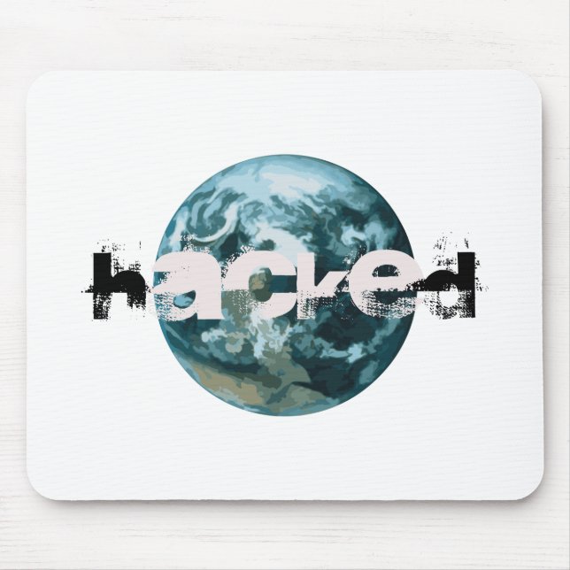 Hacked Planet Earth Mouse Mat (Front)