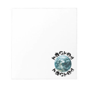 Hacked Planet Earth Notepad