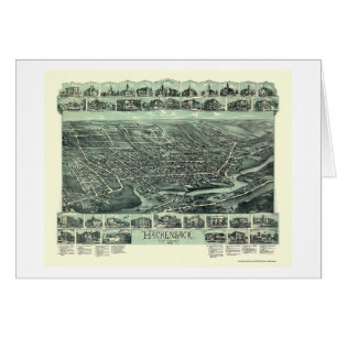 Hackensack, NJ Panoramic Map - 1896