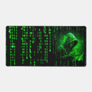 hacker attack on PC Desk Mat