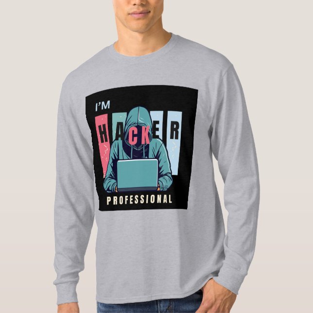 HACKER Design T-Shirt (Front)