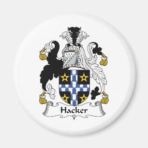 Hacker Family Crest Magnet