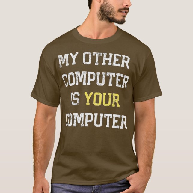 Hacker Hacking Programmer Linu Gift Hackers T-Shirt (Front)