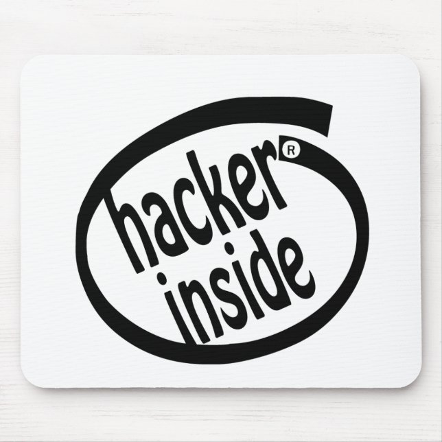 Hacker inside mouse mat (Front)