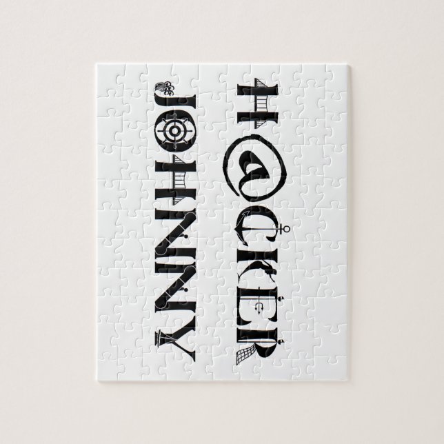 hacker johnny jigsaw puzzle (Vertical)