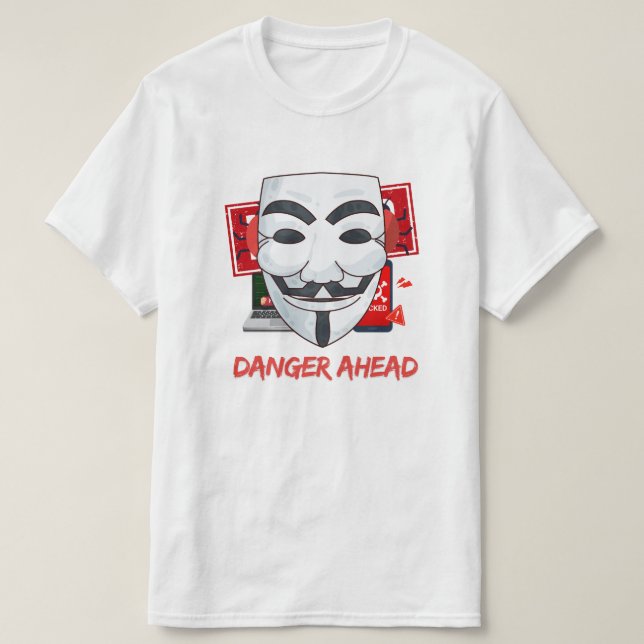 Hacker Mode: Always One Step Ahead – Men's T-Shirt (Design Front)