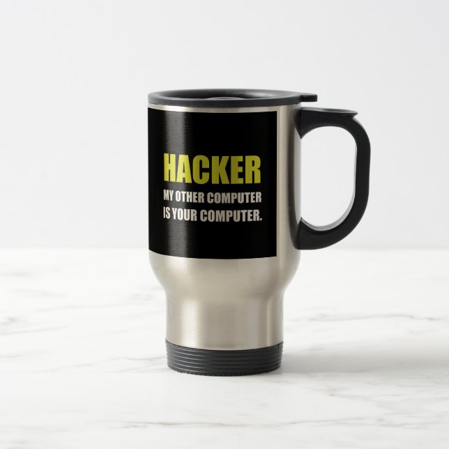 Hacker Other Your Computer Travel Mug (Right)
