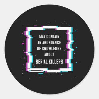 Hacker Sayings Classic Round Sticker