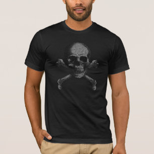 Hacker Skull and Crossbones T-Shirt