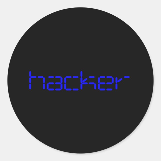 Hacker Stickers Pack of 20 (Front)