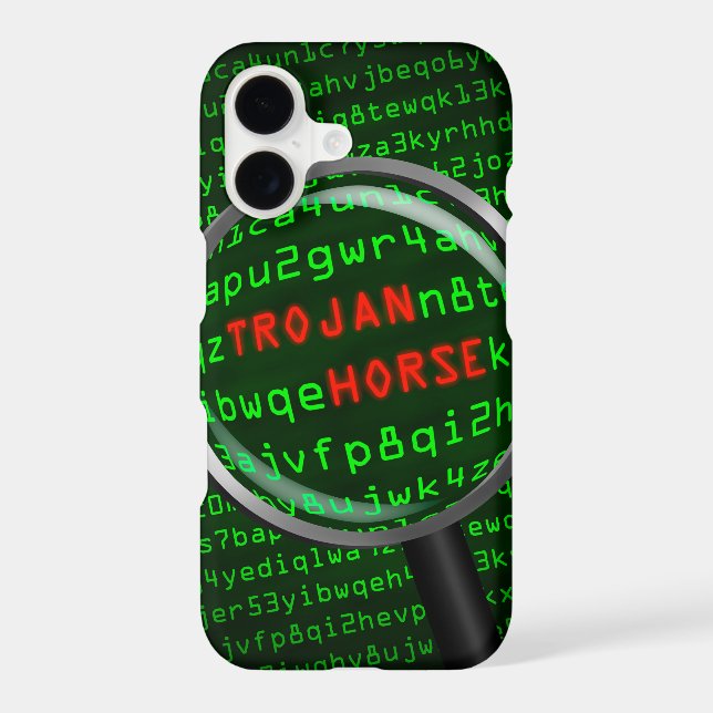 Hacker Style iPhone 17 Case with Matrix-Inspired C (Back)
