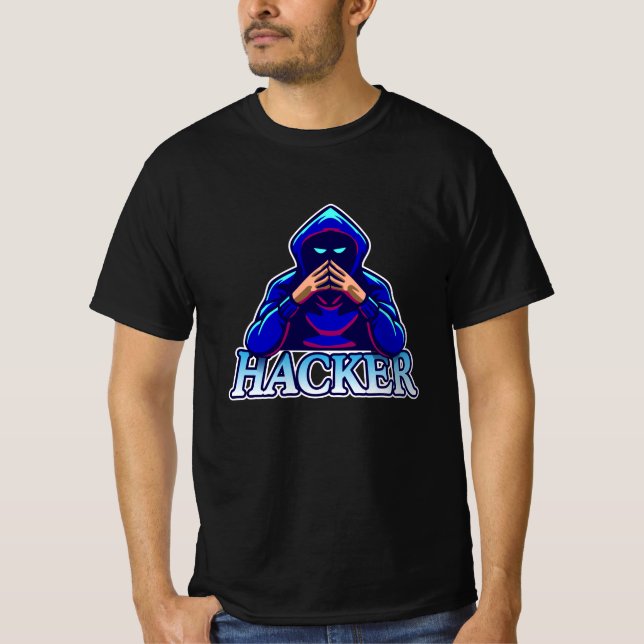 Hacker t-shirt design  (Front)