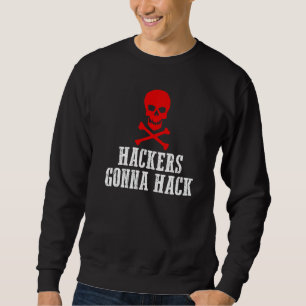 Hackers Gonna Hack Security And Protect Present Sweatshirt