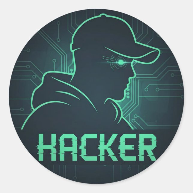 Hackers Sticker (Front)