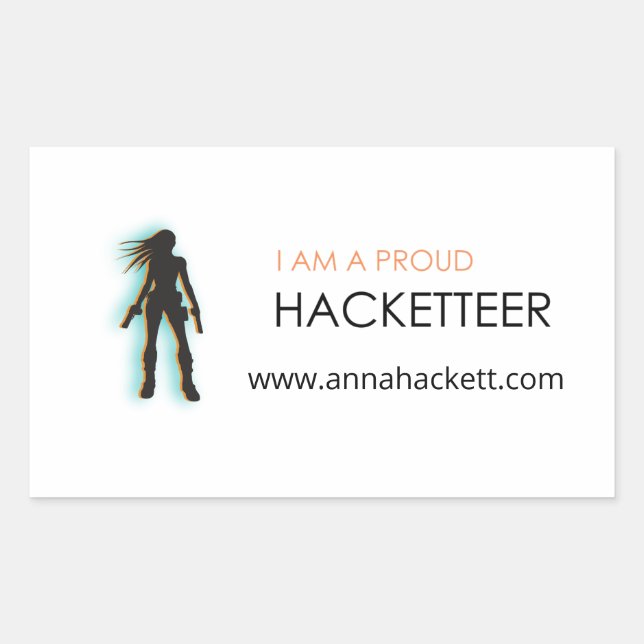 Hacketteer Sticker (Front)