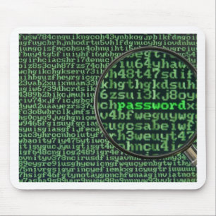 Hacking for password mouse mat