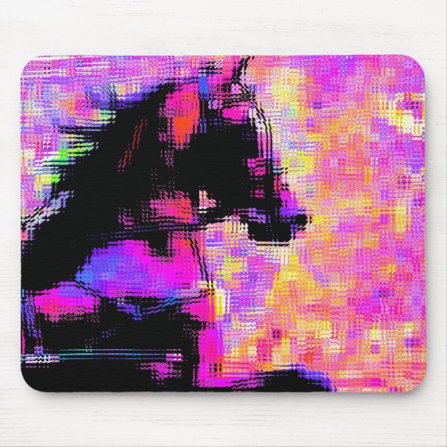 Hackney in Harness Mouse Mat (Front)