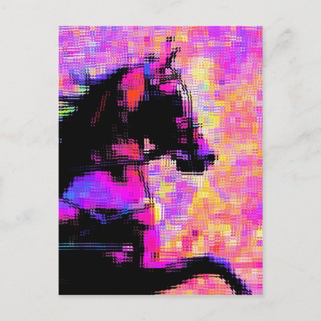 Hackney in Harness Postcard (Front)