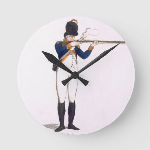 Hackney Volunteer, plate 49 from 'Loyal Volunteers Round Clock