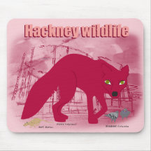 Hackney Wildlife Fox mouse mat