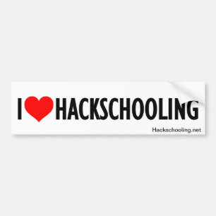 Hackschooling Bumper Sticker