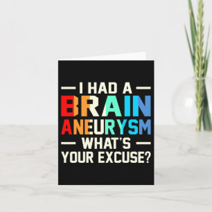Had A Brain Aneurysm Awareness Month Supporter Gra Card