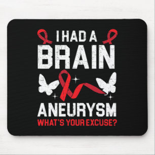 Had Brain Aneurysm Medical Condition Aneurysm Awar Mouse Mat