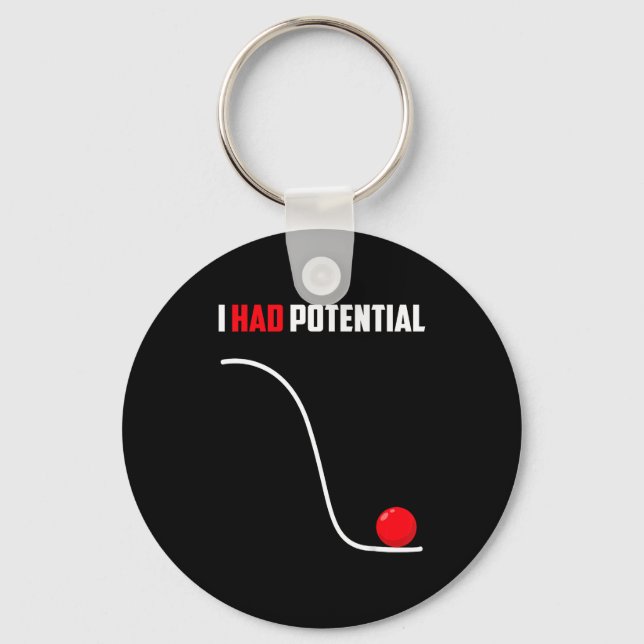Had potential funny physics science teacher humour key ring (Front)