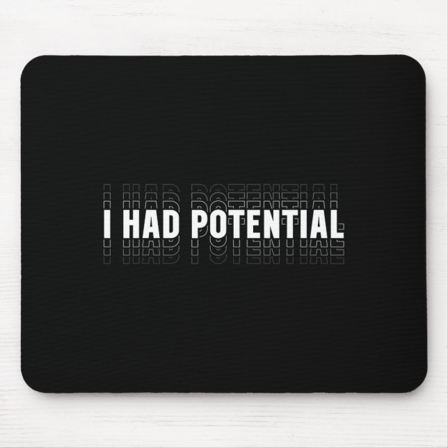Had potential funny physics science teacher humour mouse mat (Front)