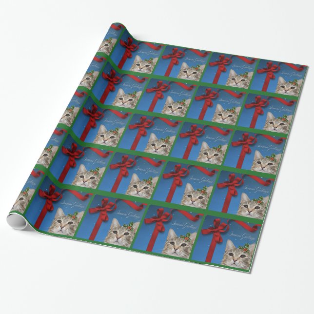 Haddie Girl Wrapping Paper (Unrolled)