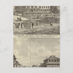 Haddon House and Kaighn and Gurney residences Postcard